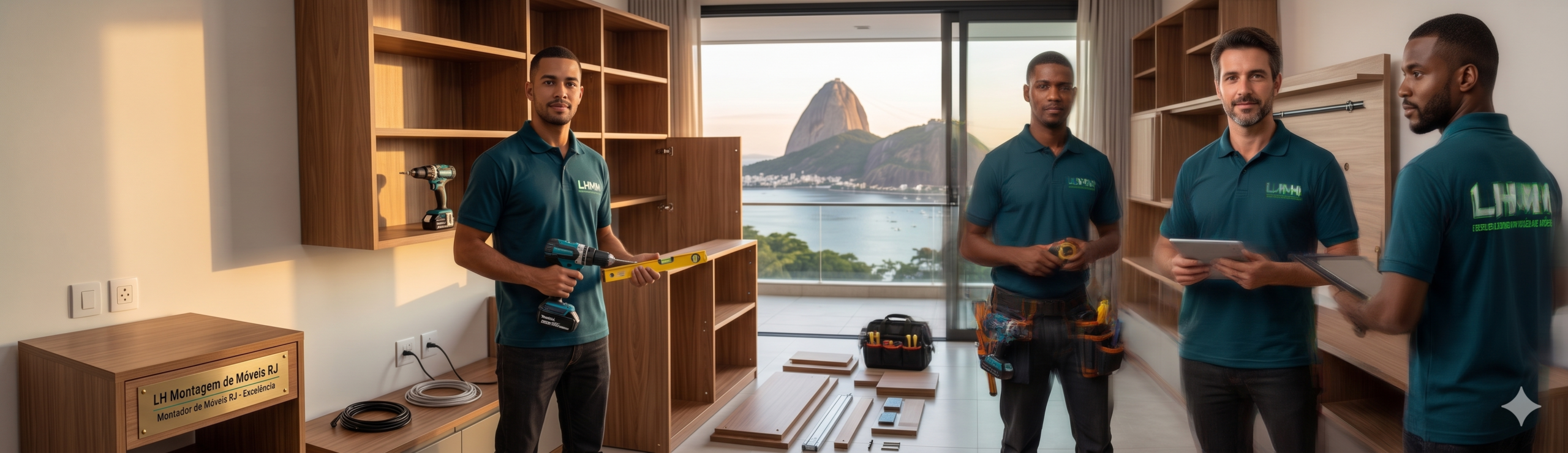 Montadores de móveis de plantão no Rio de Janeiro - LH Montagem de Móveis RJ